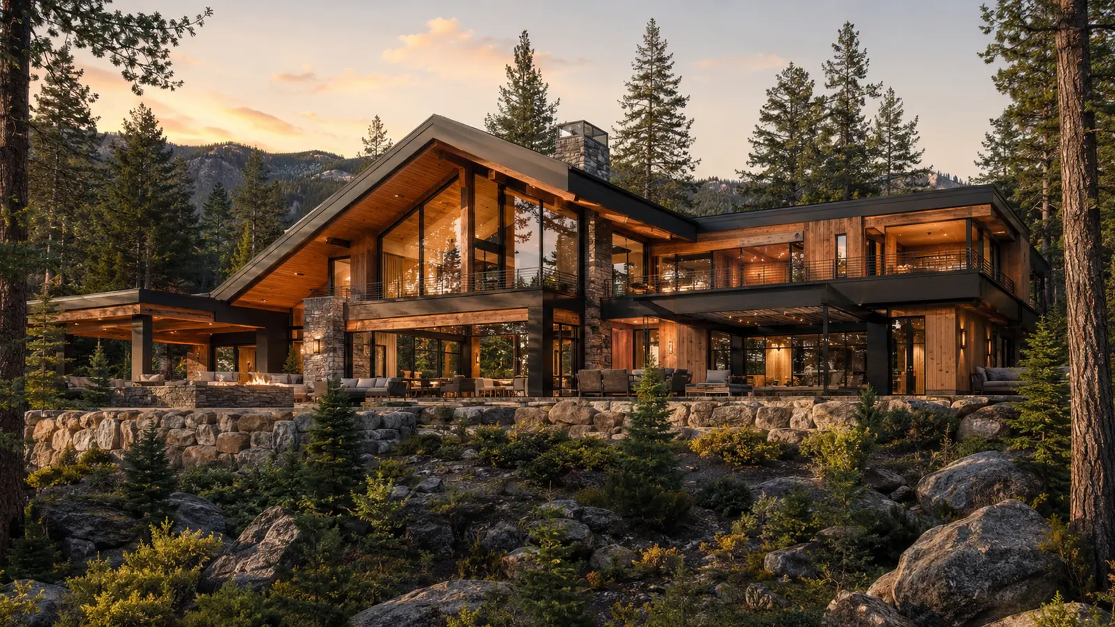 Salzburg mass timber mountain residence at Tirol Valley